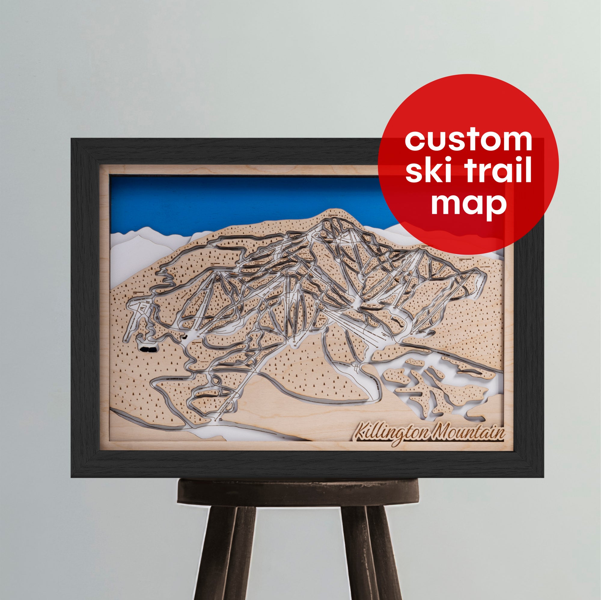 Custom Ski Trail Map