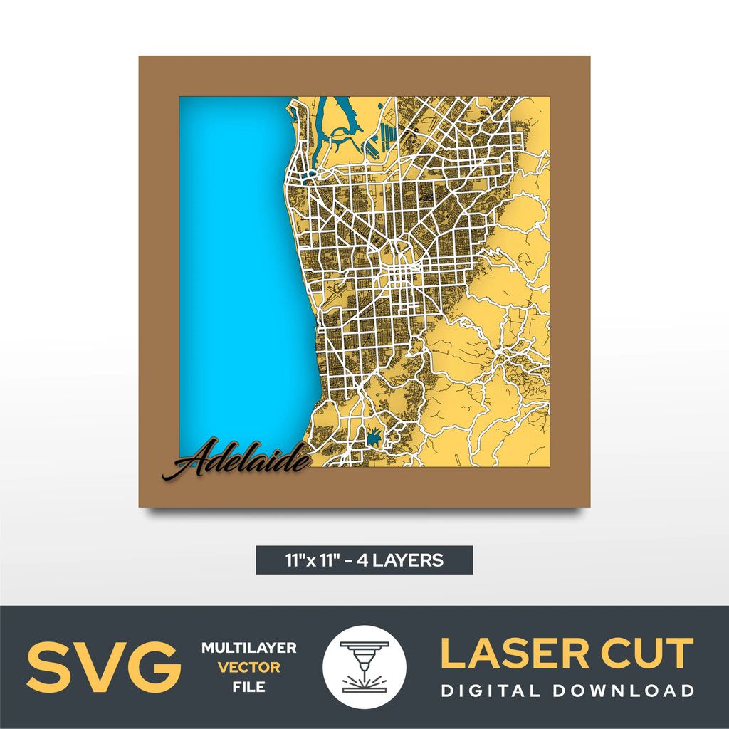 Adelaide Laser Cut File