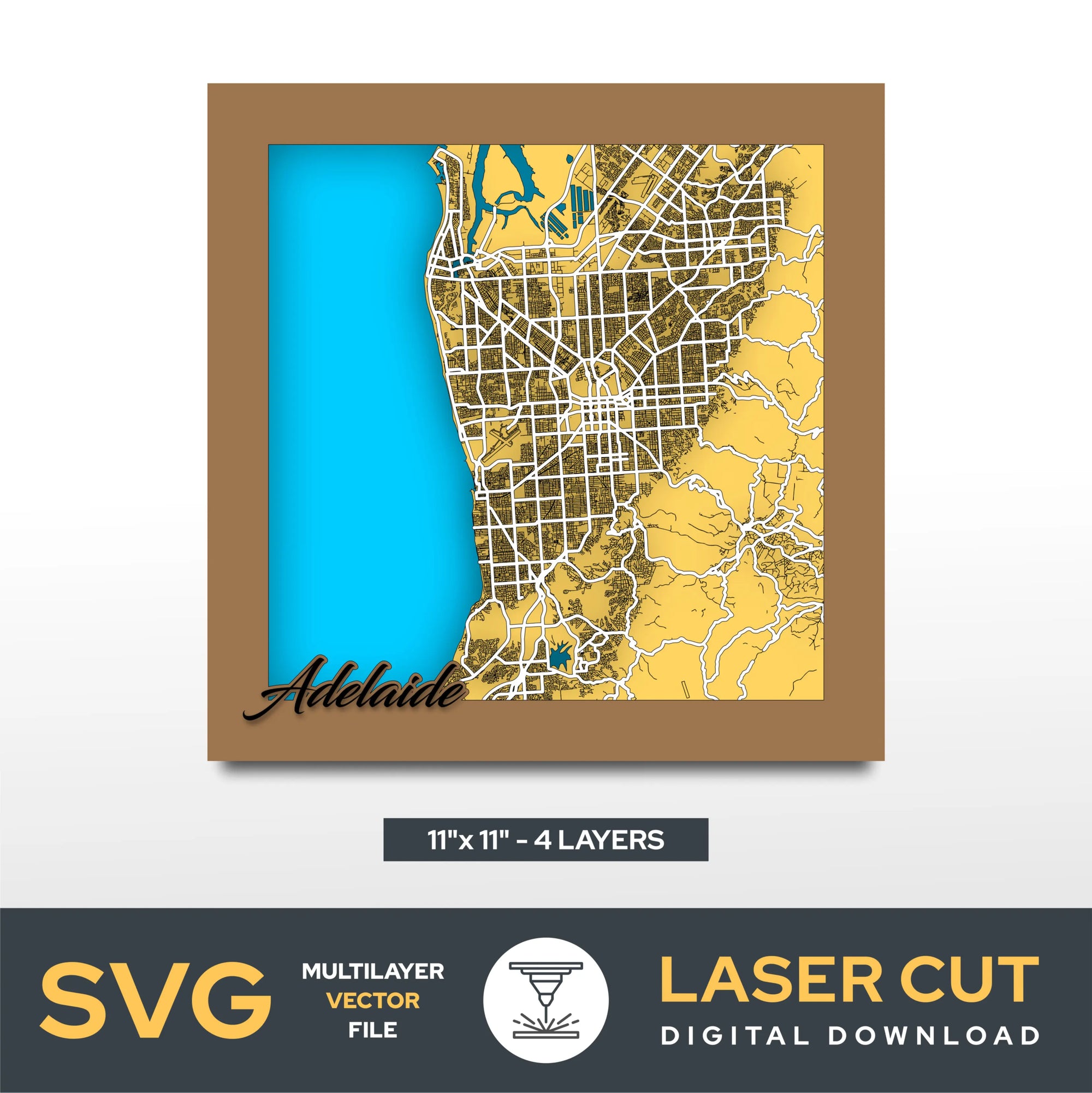 Adelaide Laser Cut File