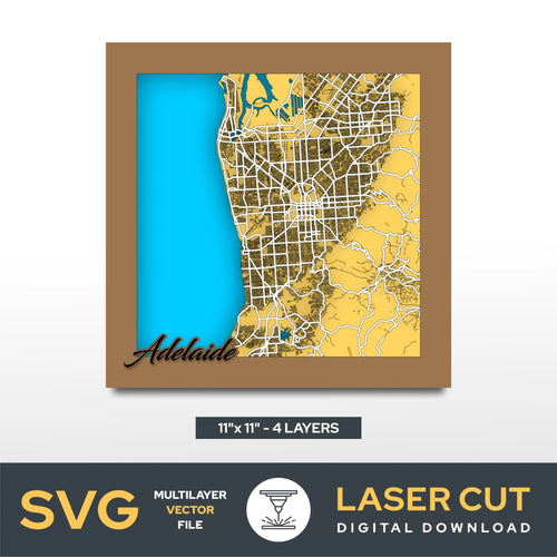 Adelaide Laser Cut File