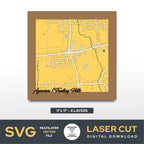 Agawam Feeding Hills Laser Cut File