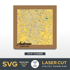 Anderson South Carolina Laser Cut File