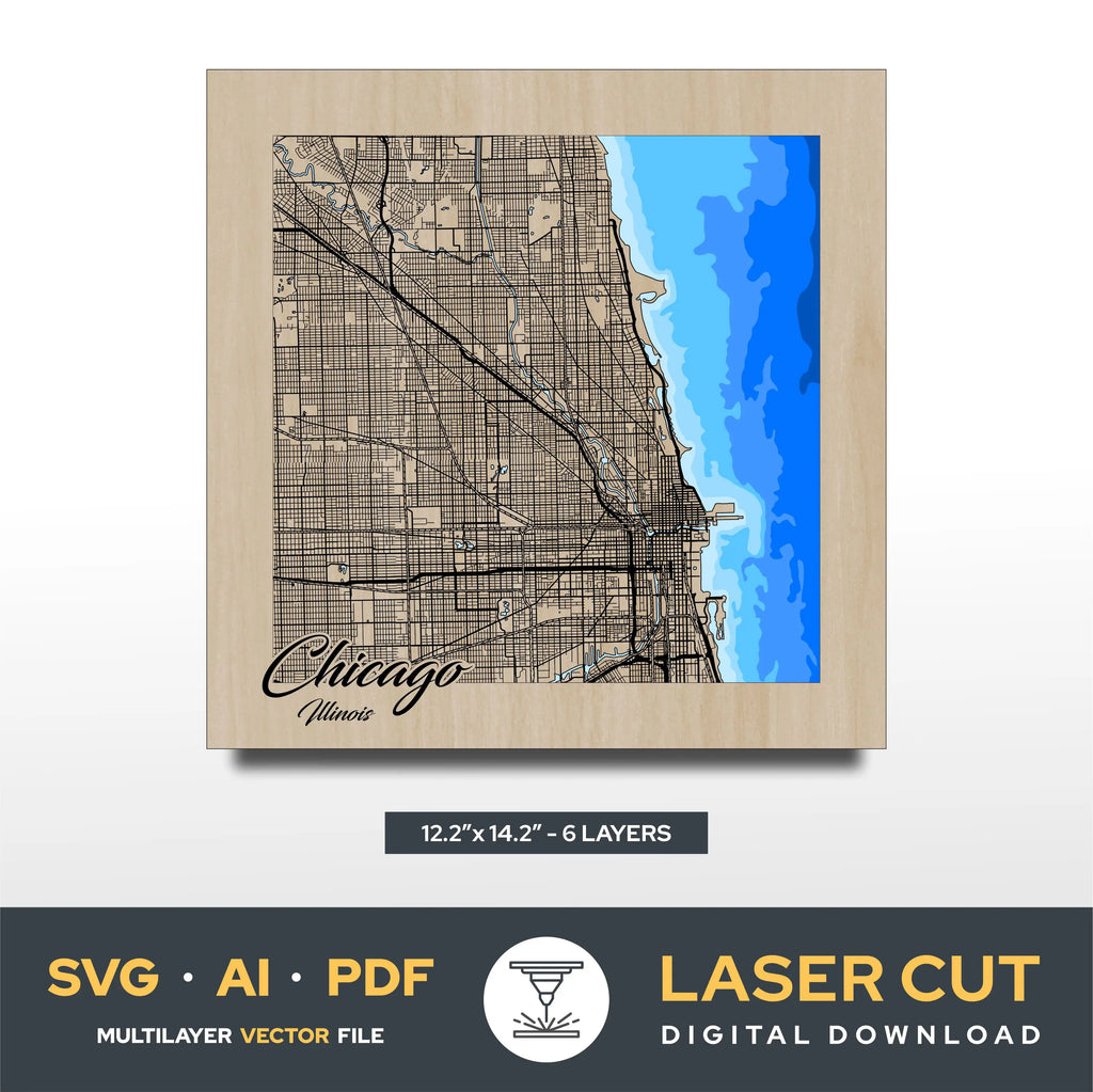 Chicago Laser Cut File