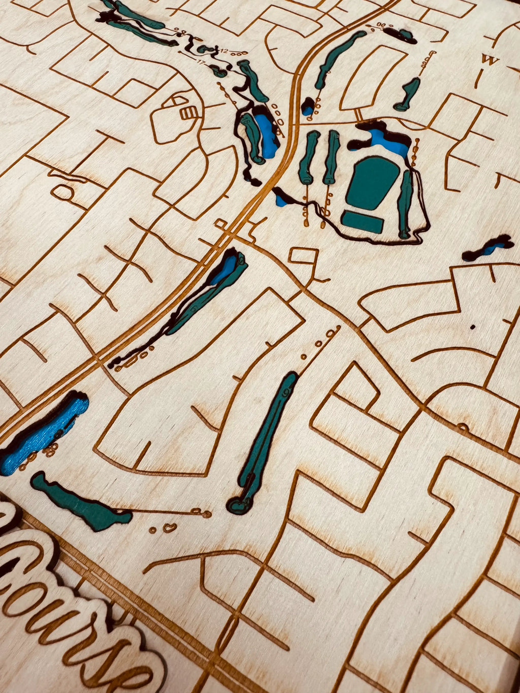 Custom Golf Course Map