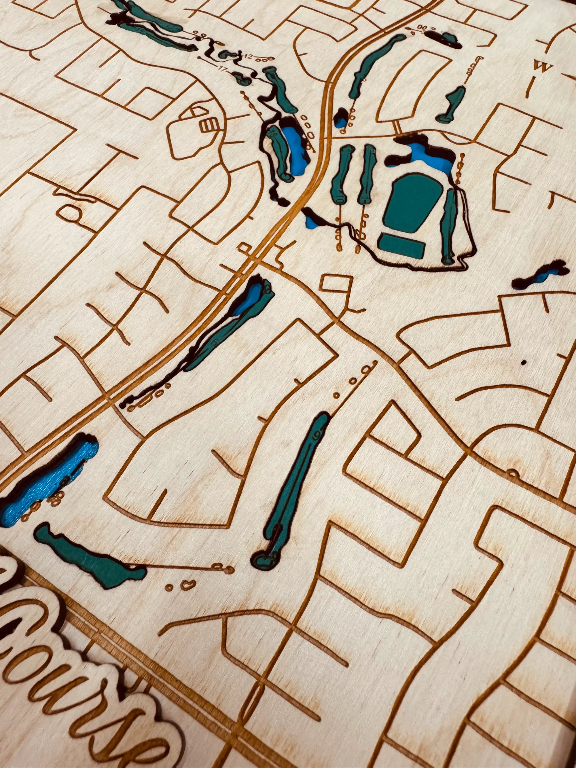 Custom Golf Course Map