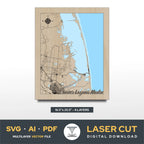 Lower Laguna Madre Laser Cut File