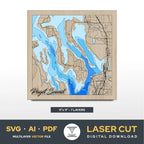 Puget Sound Laser Cut File