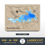Somerville Lake Texas Laser Cut File