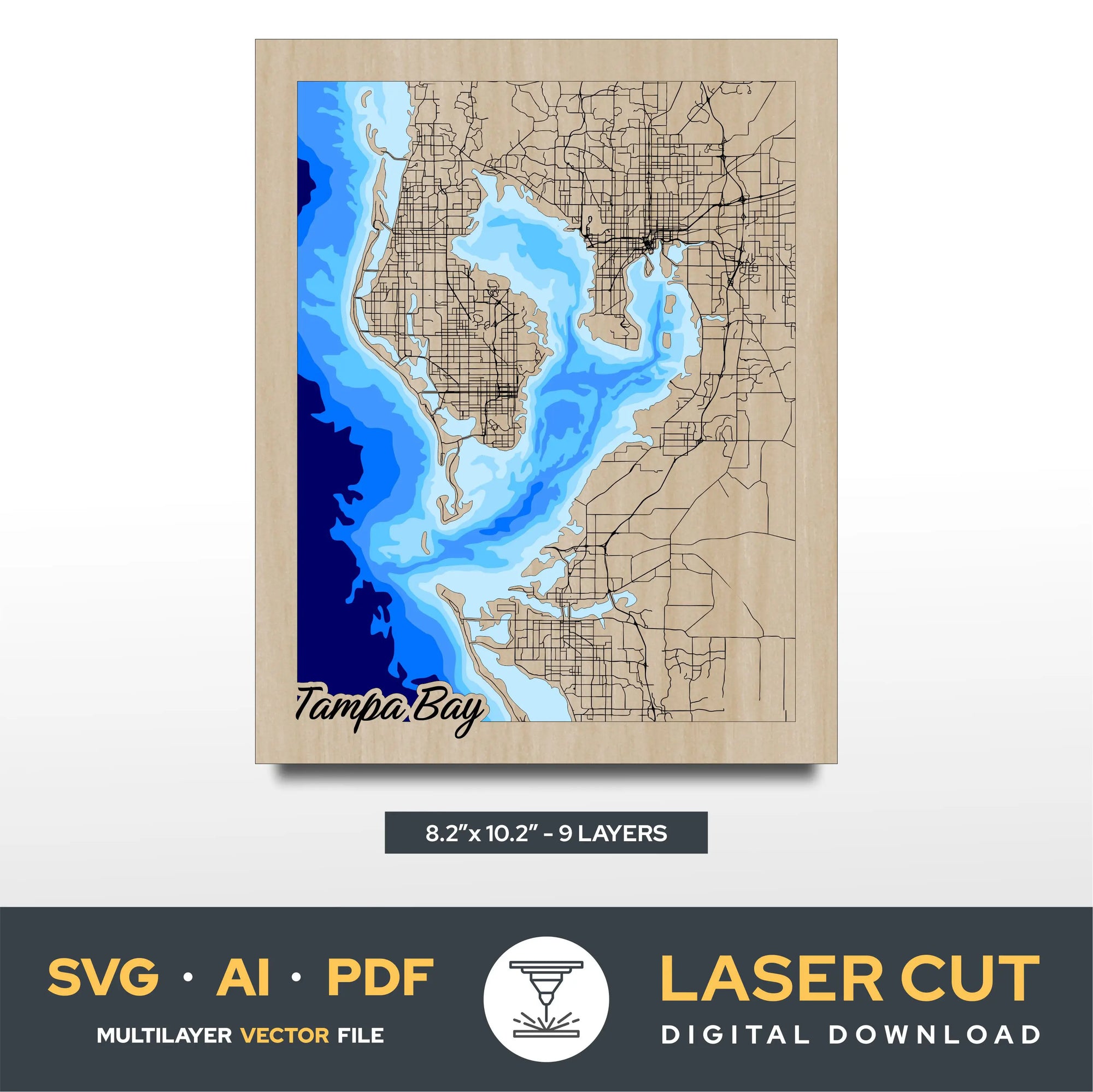 Tampa Bay Laser Cut File