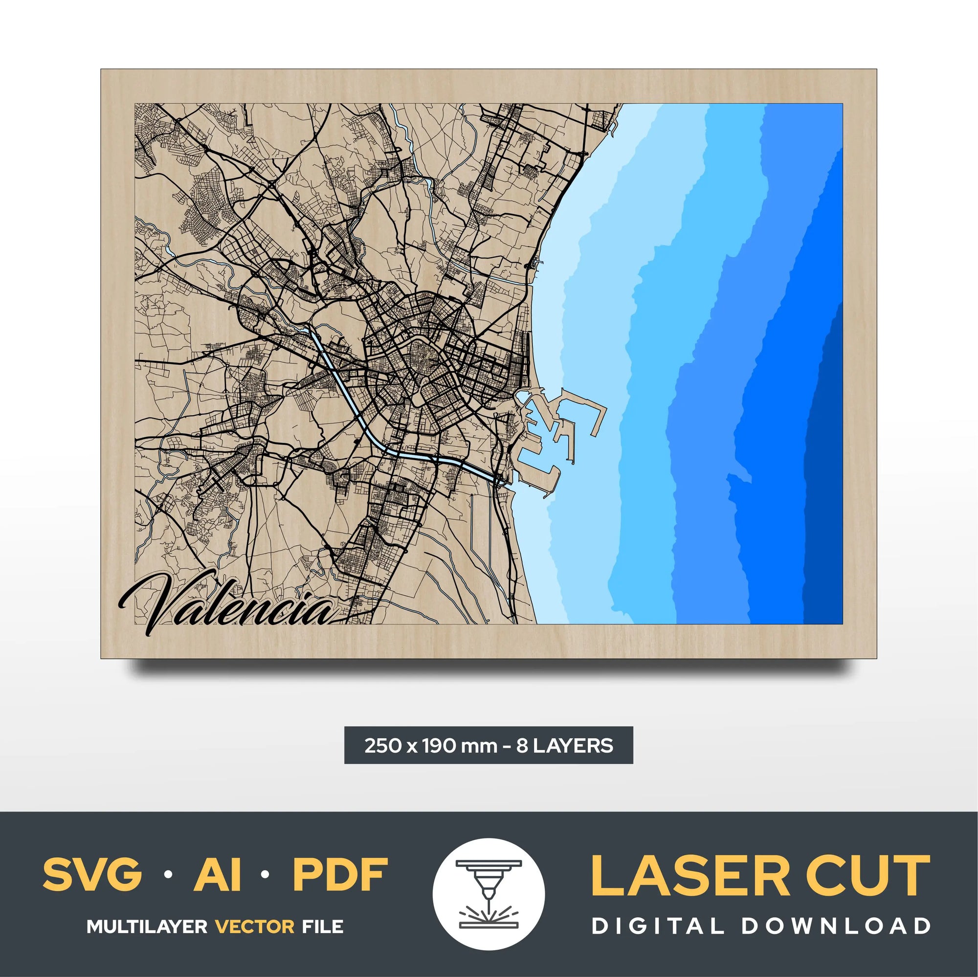 Valencia Laser Cut File