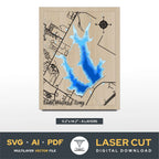 Walter E. Long Texas Laser Cut File